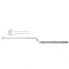 Hardy Implant Fork Bayonet Shaped Stainless Steel, 24 cm - 9 1/2"